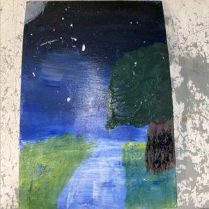 "River view Hours After" 6x8.5
